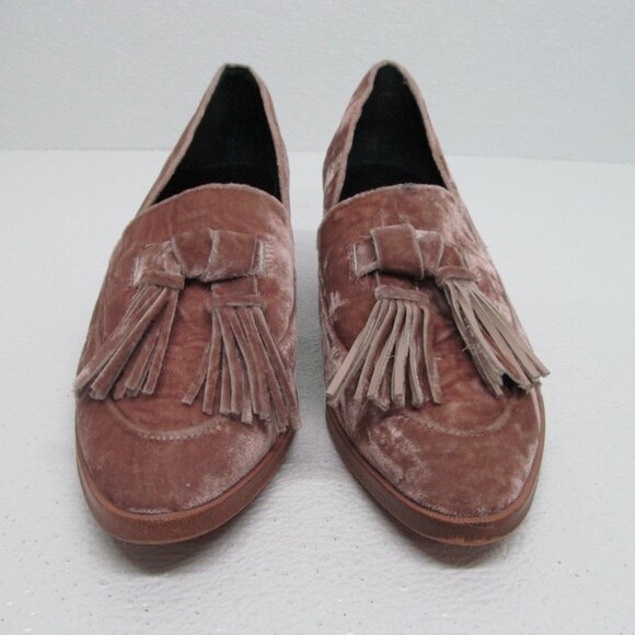 Rebecca Minkoff Edie Berry Velvet Tassel Loafers 7M - Picture 1 of 9